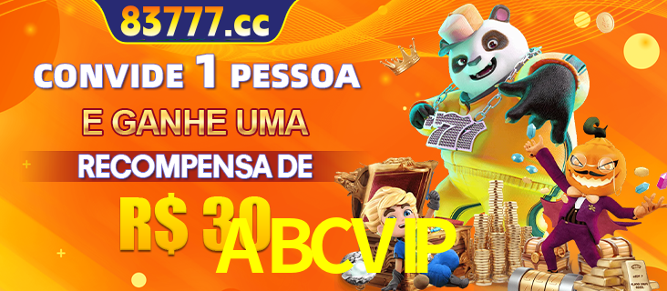 Banner institucional da ABCVIP sobre parceria de marcas e criação de uma marca de excelência, apresentando os mascotes de jogos populares como o Fortune Tiger.