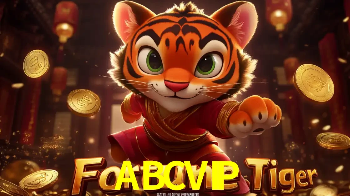 O carismático mascote do jogo de slot Fortune Tiger, um tigre fofo em pose de artes marciais, pronto para trazer sorte e multiplicadores de ganhos no cassino online ABCVIP.